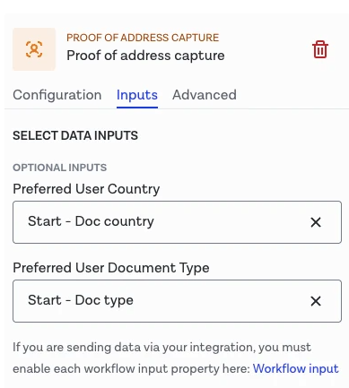 Preferred country and document configuration